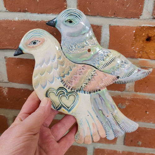 Lovebirds, væghængt