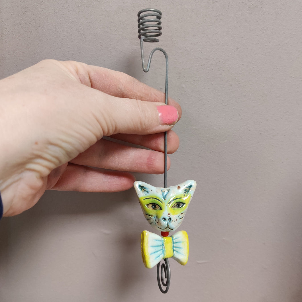 Julelysholder kat+sløjfe