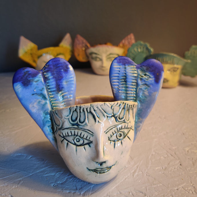 Hovedskål blue Hearts