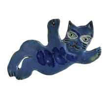 Indlæs billede til gallerivisning Blue Cat. Væghængt