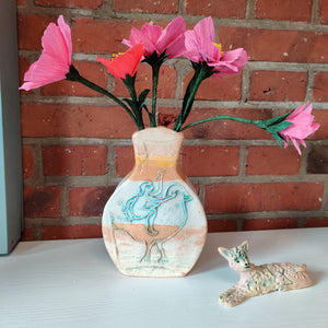 Vase med solkvinde