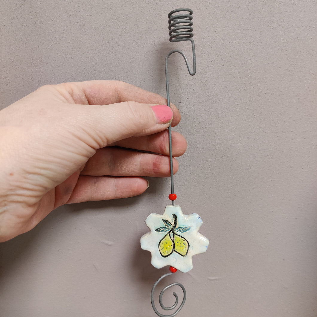 Julelysholder citron