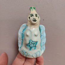 Indlæs billede til gallerivisning Engel grønblåt hår