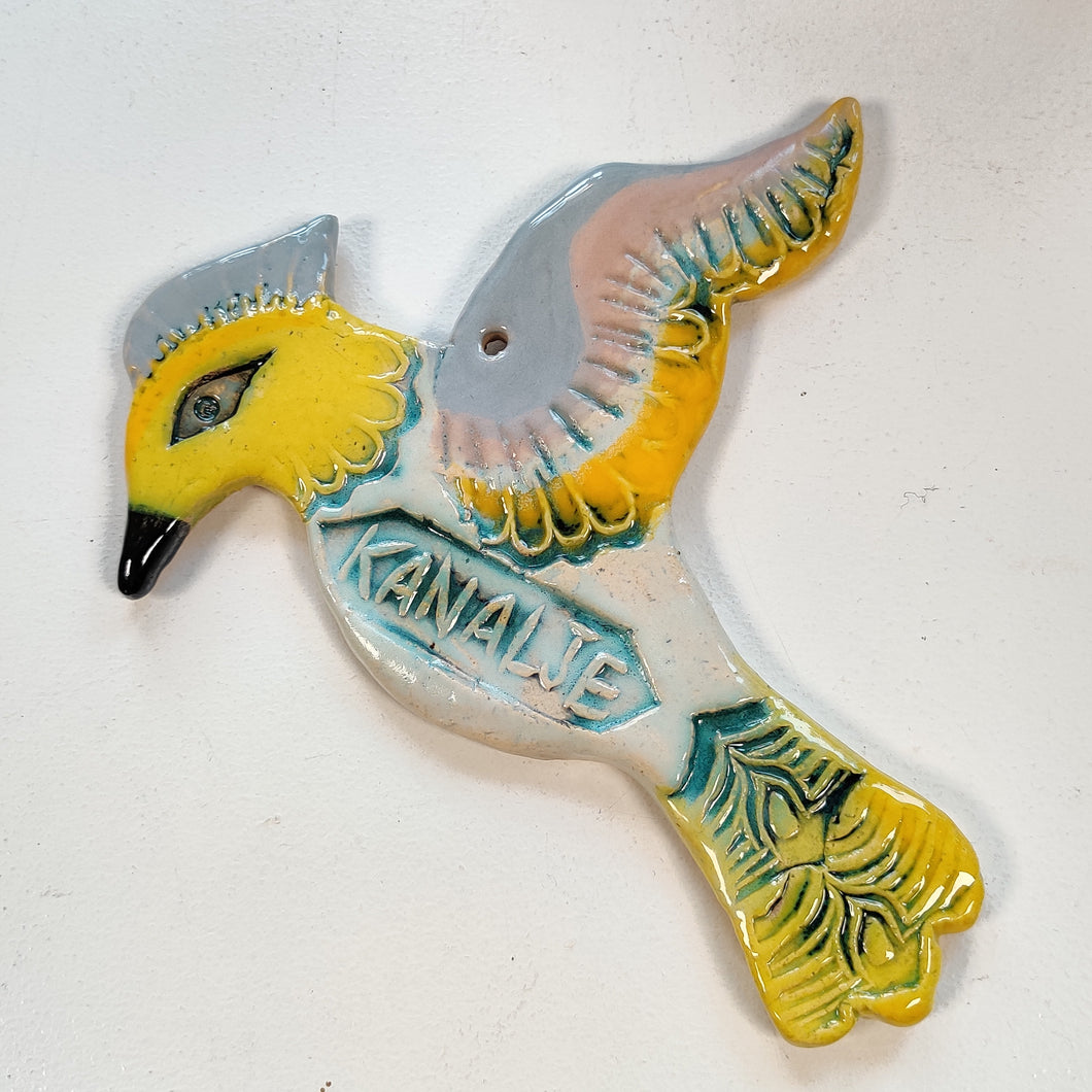 Vægfugl gul kanalje