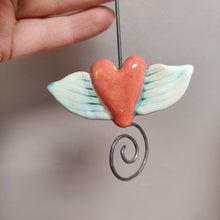 Indlæs billede til gallerivisning Julelysholder bevinget hjerte